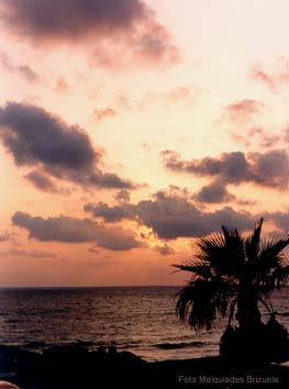 Atardecer.